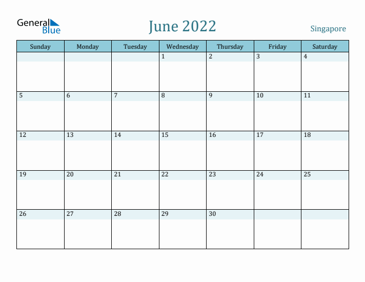 June 2022 Calendar with Holidays