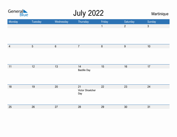 Fillable July 2022 Calendar