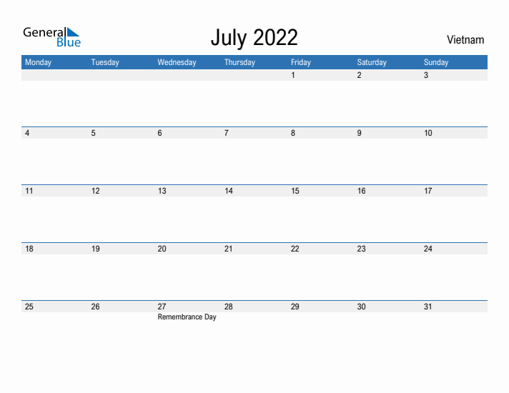 Fillable July 2022 Calendar