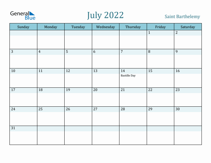 July 2022 Calendar with Holidays