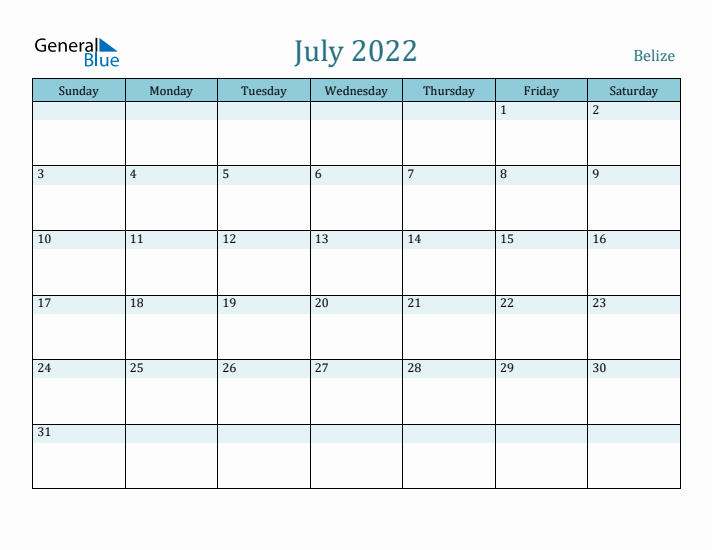 July 2022 Calendar with Holidays