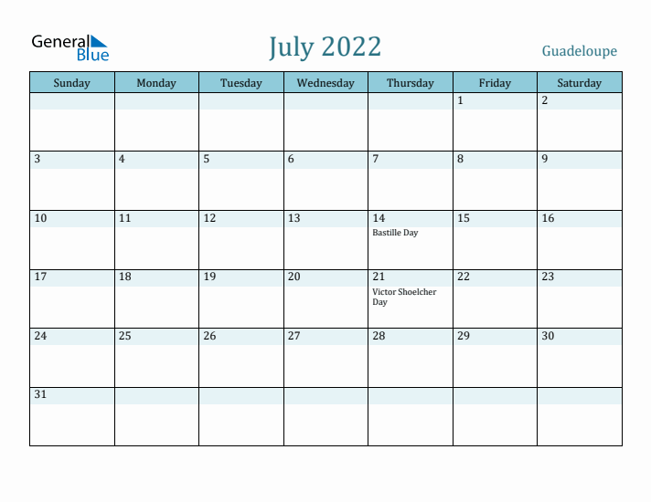 July 2022 Calendar with Holidays