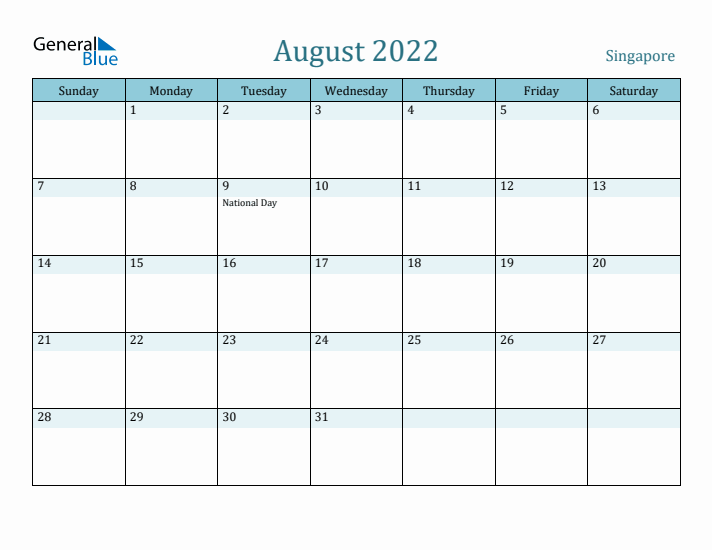 August 2022 Calendar with Holidays