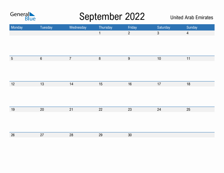 Fillable September 2022 Calendar