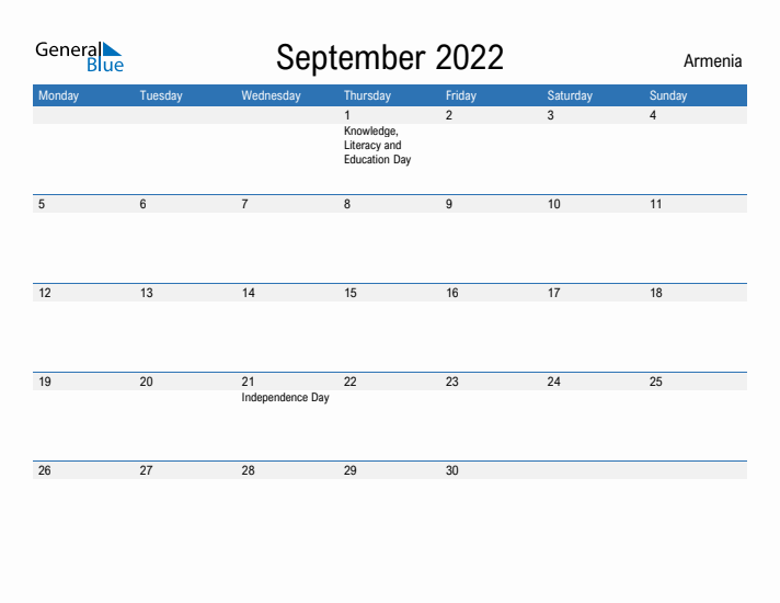 Fillable September 2022 Calendar