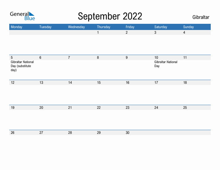 Fillable September 2022 Calendar