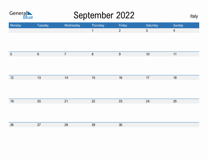 Fillable September 2022 Calendar