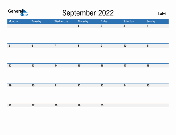 Fillable September 2022 Calendar