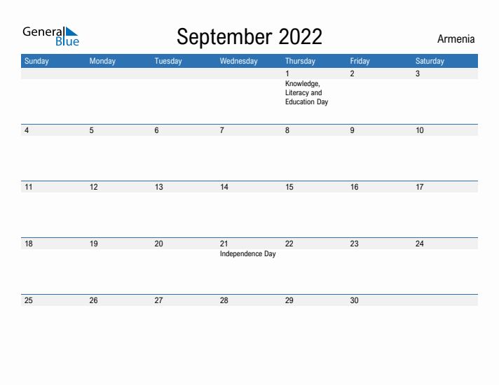 Fillable September 2022 Calendar