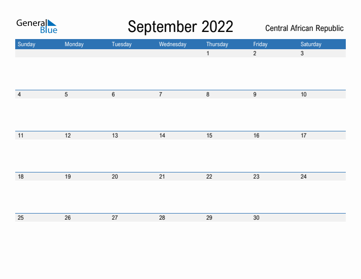 Fillable September 2022 Calendar