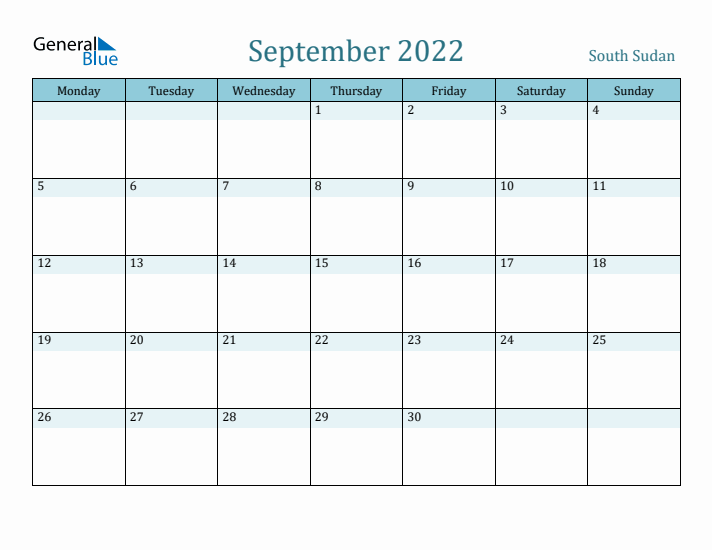 September 2022 Calendar with Holidays