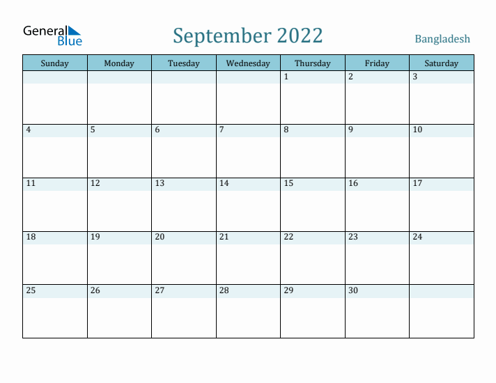 September 2022 Calendar with Holidays