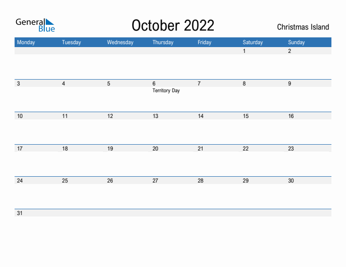 Fillable October 2022 Calendar