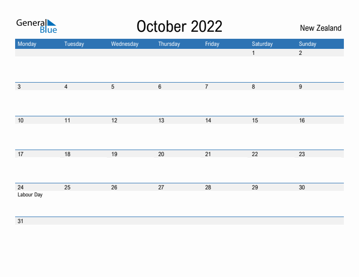 Fillable October 2022 Calendar