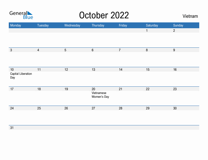 Fillable October 2022 Calendar