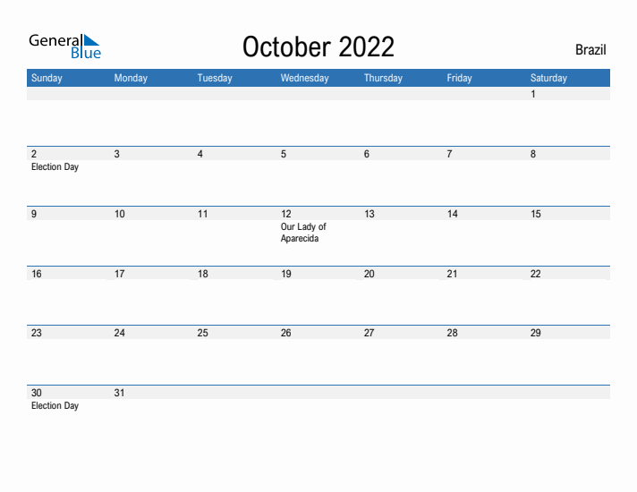 Fillable October 2022 Calendar