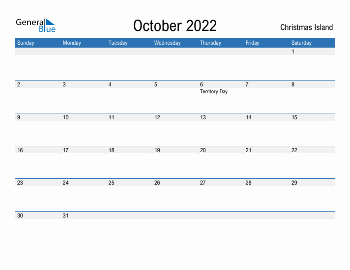 Fillable October 2022 Calendar