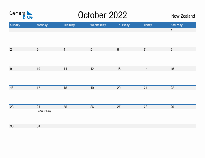 Fillable October 2022 Calendar