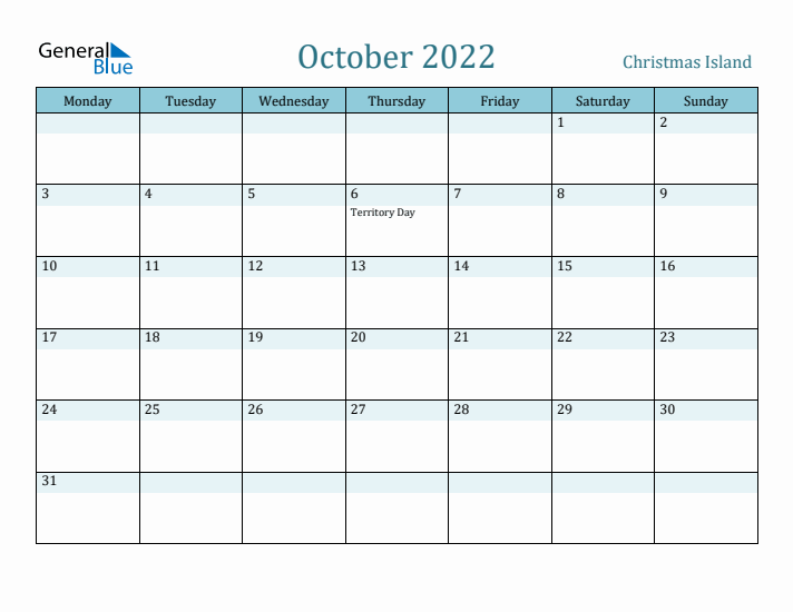 October 2022 Calendar with Holidays