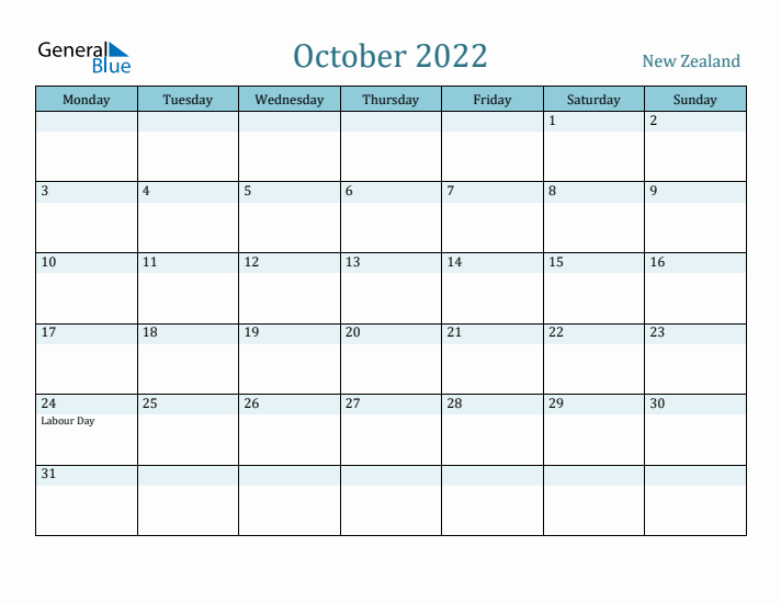 October 2022 Calendar with Holidays