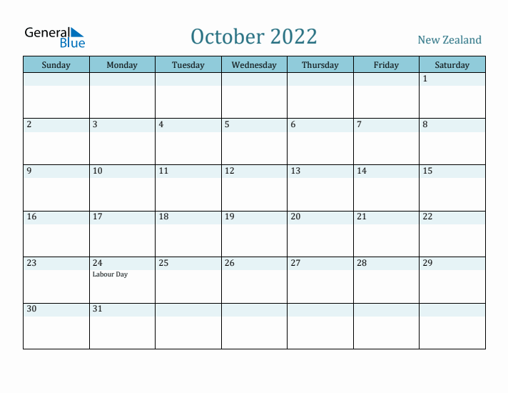 October 2022 Calendar with Holidays