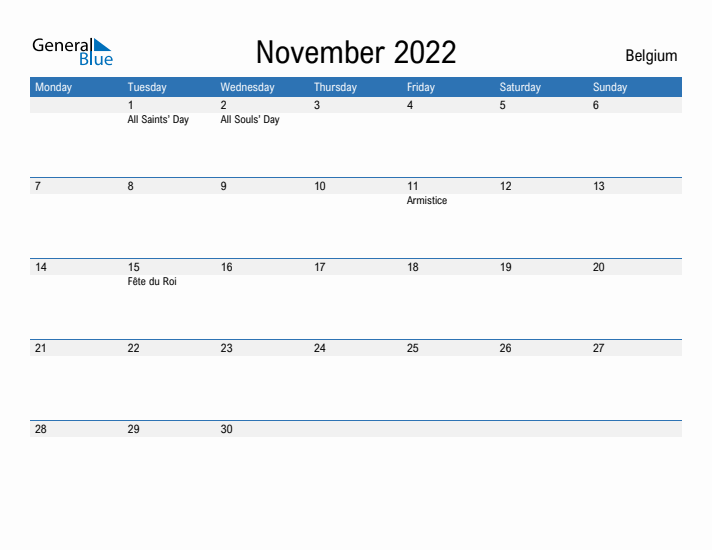 Fillable November 2022 Calendar