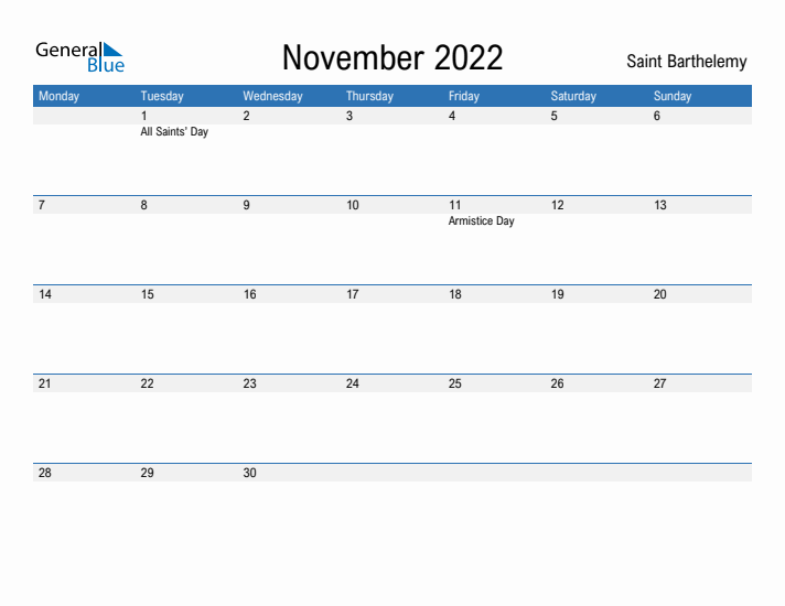 Fillable November 2022 Calendar