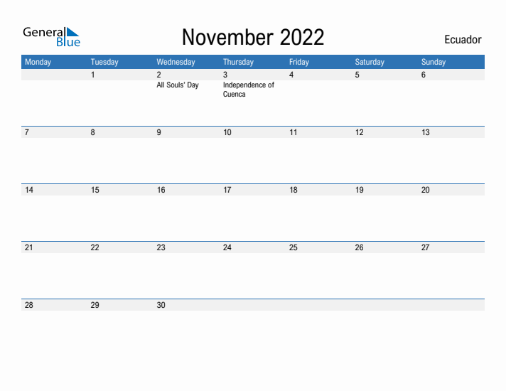 Fillable November 2022 Calendar