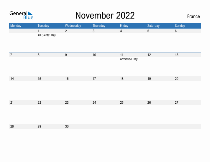 Fillable November 2022 Calendar