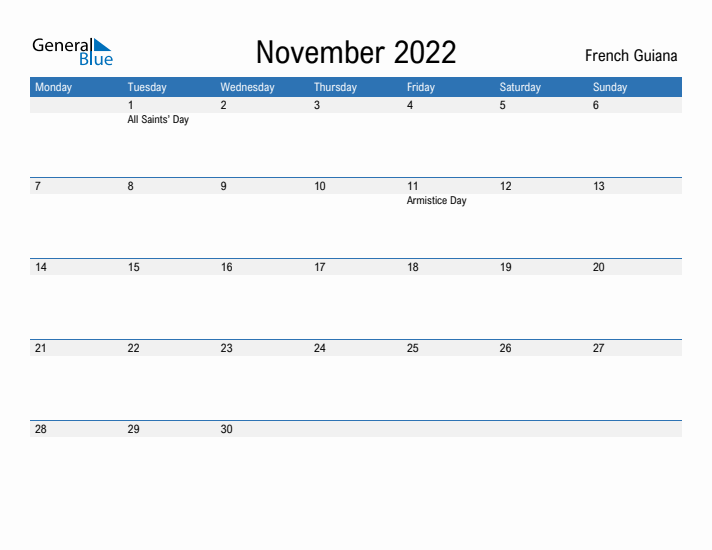 Fillable November 2022 Calendar