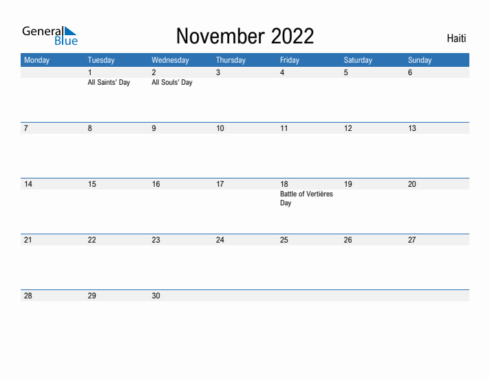 Fillable November 2022 Calendar