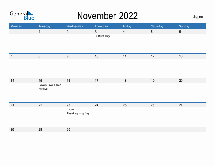 Fillable November 2022 Calendar