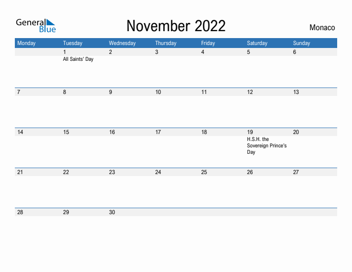 Fillable November 2022 Calendar