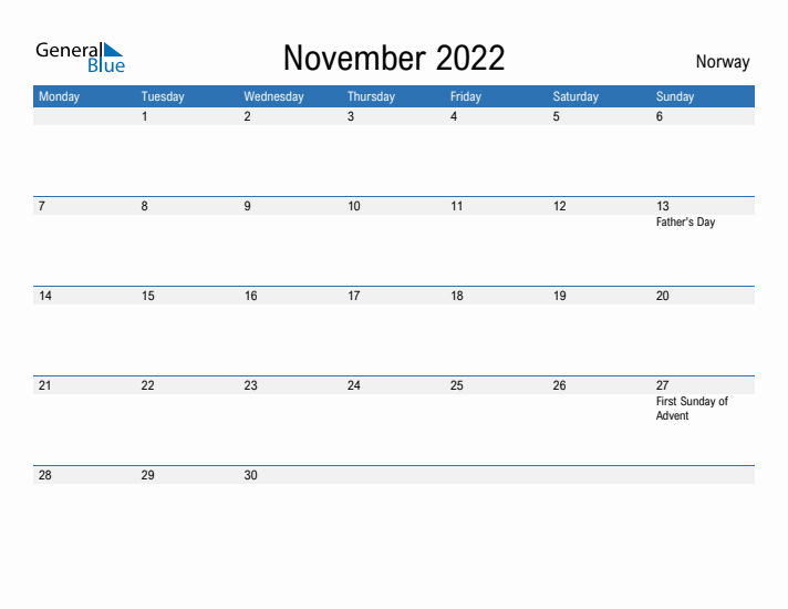 Fillable November 2022 Calendar