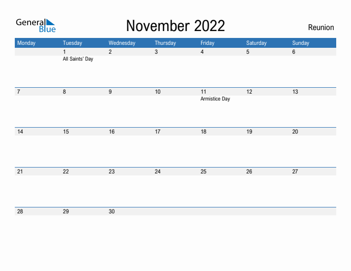 Fillable November 2022 Calendar