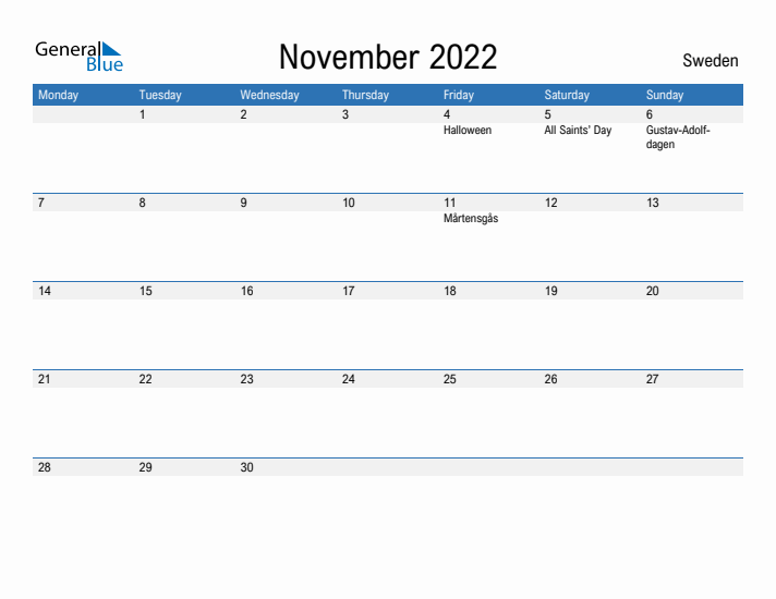 Fillable November 2022 Calendar