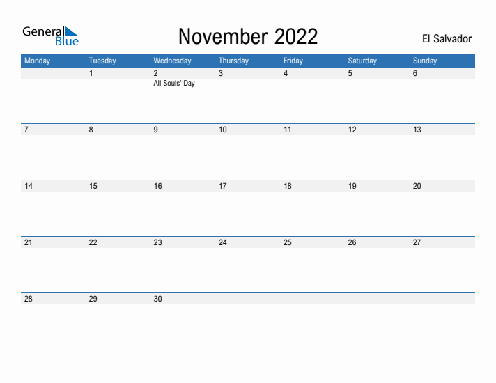 Fillable November 2022 Calendar