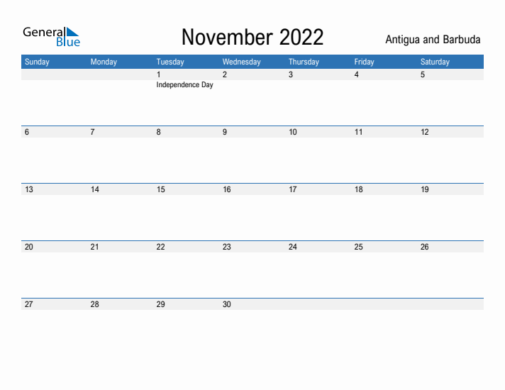 Fillable November 2022 Calendar