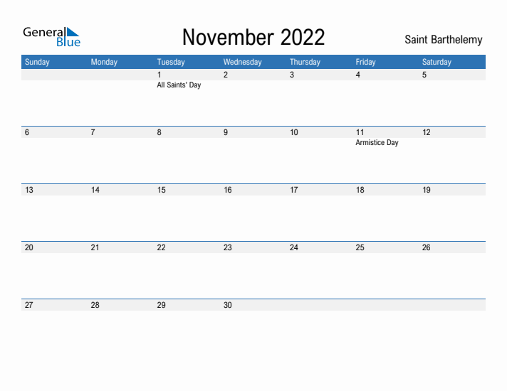 Fillable November 2022 Calendar