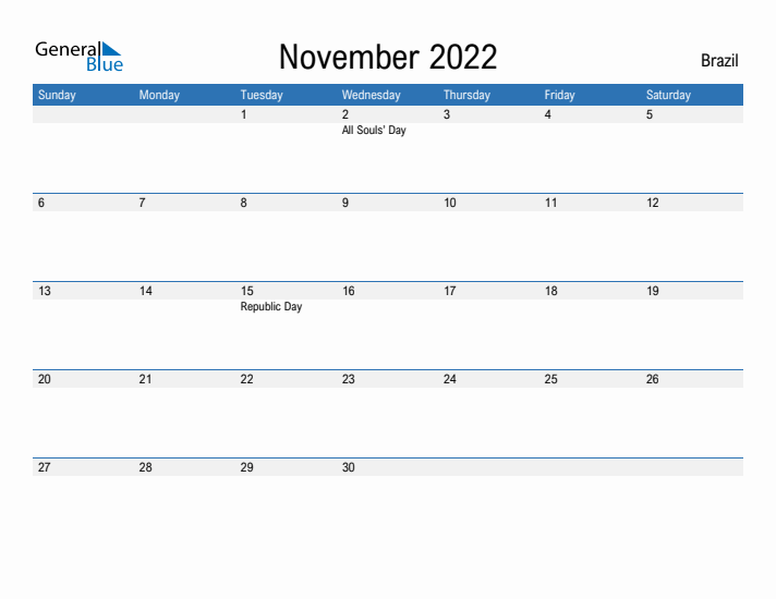 Fillable November 2022 Calendar