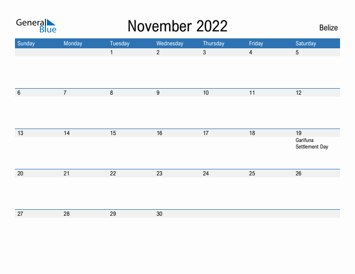 Fillable November 2022 Calendar