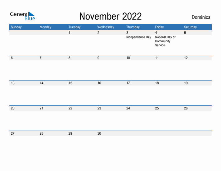 Fillable November 2022 Calendar