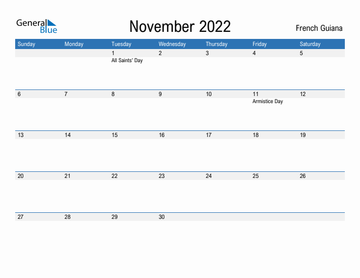 Fillable November 2022 Calendar