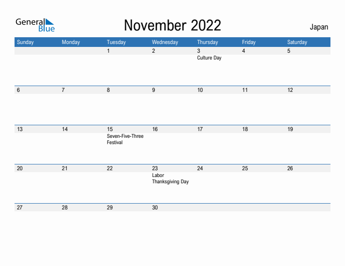 Fillable November 2022 Calendar