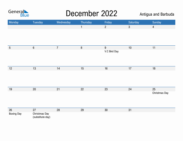 Fillable December 2022 Calendar