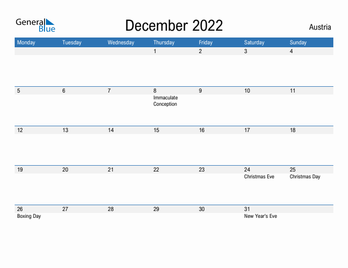 Fillable December 2022 Calendar