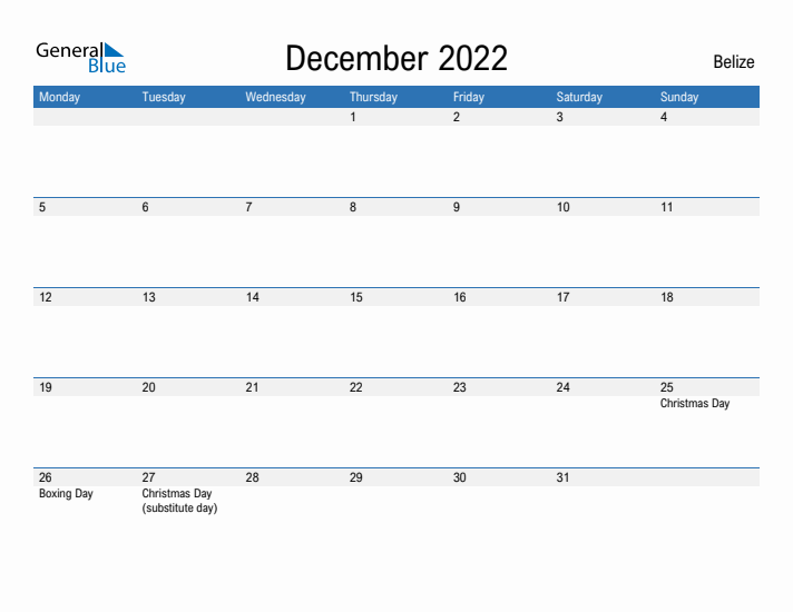 Fillable December 2022 Calendar