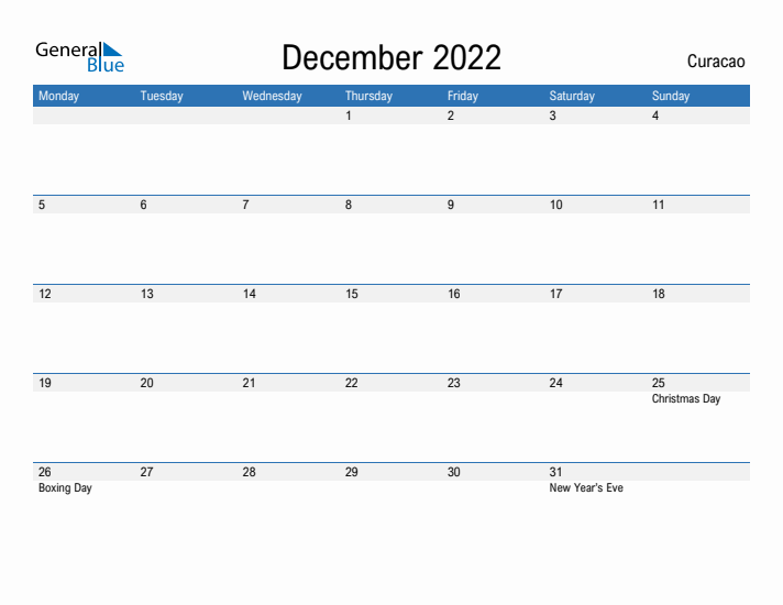 Fillable December 2022 Calendar