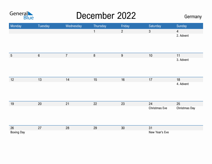 Fillable December 2022 Calendar