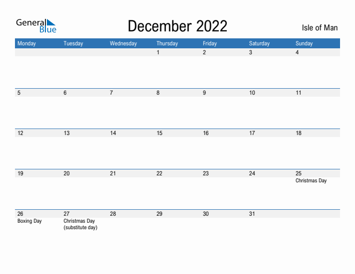 Fillable December 2022 Calendar